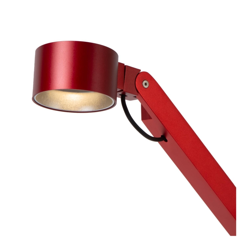 Lucide Premium OGDEN - Desk lamp- LED 3 StepDim - 1x7W 3000K - Red